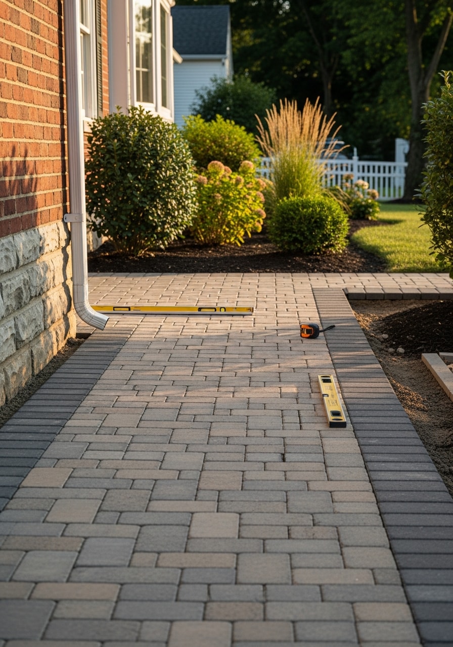 Exterior detail of a Burlington County property showing quality craftsmanship and professional workmanship in a residential setting.