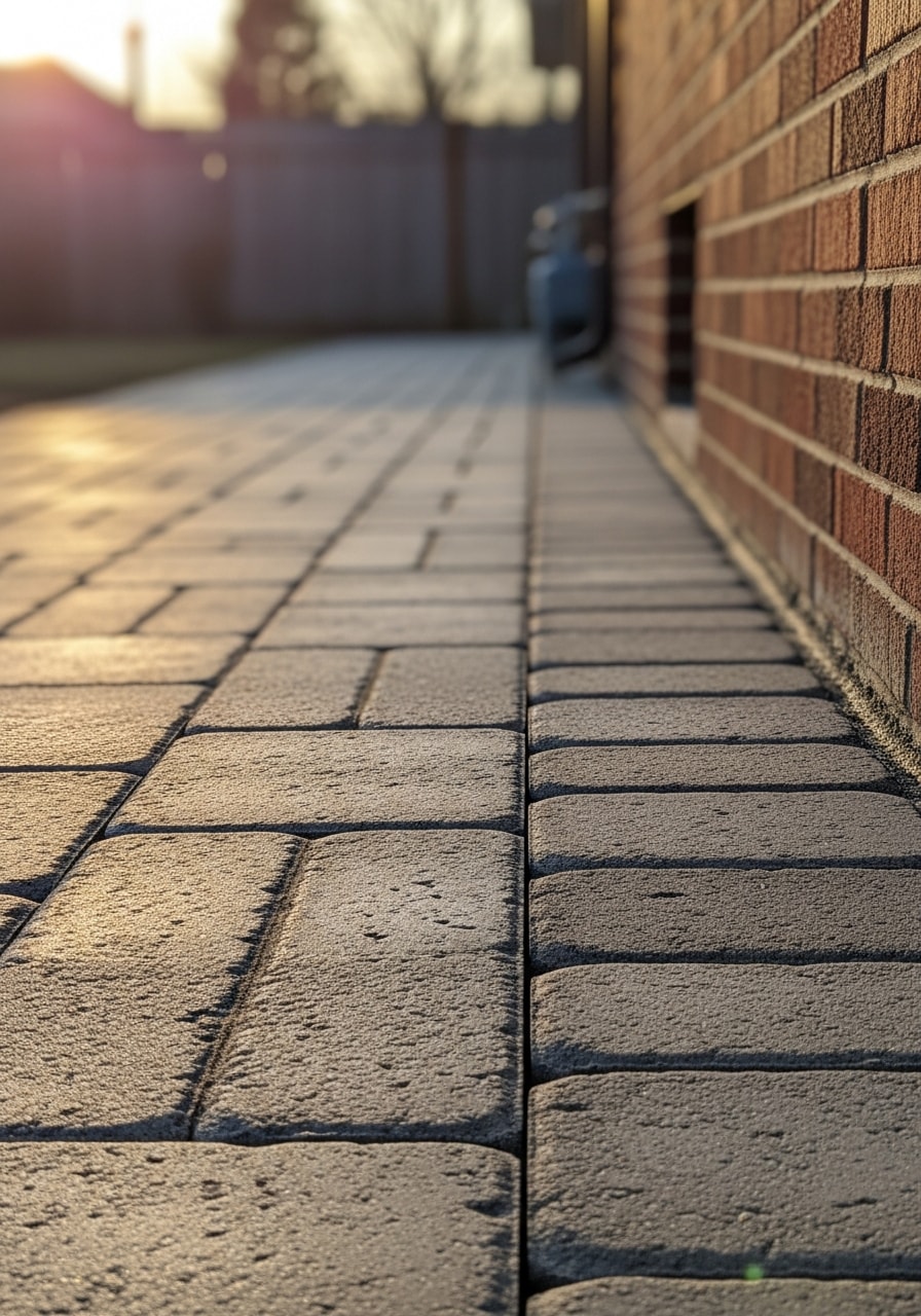 Close-up detail of an Essex County property exterior, highlighting quality workmanship in an urban residential environment.