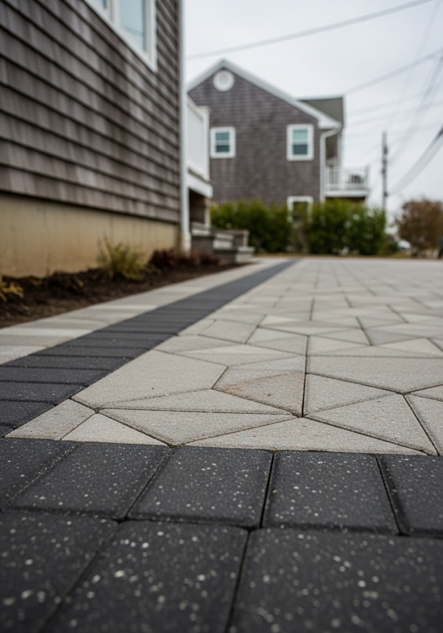 Close-up detail of a Monmouth County property exterior, highlighting quality workmanship and durability in a coastal-influenced environment.